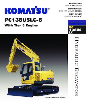 Lánctalpas kotrók Komatsu PC138USLC-8
