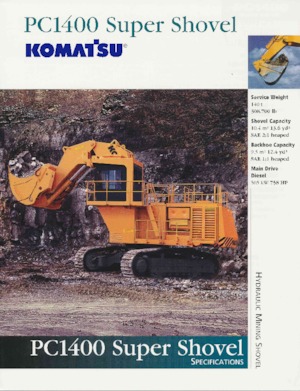 Lánctalpas kotrók Komatsu PC8000