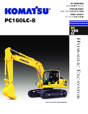 Lánctalpas kotrók Komatsu PC160LC-8