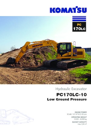 Lánctalpas kotrók Komatsu PC170LC-10 LGP