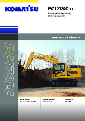 Lánctalpas kotrók Komatsu PC170LC-11