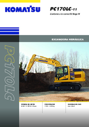 Lánctalpas kotrók Komatsu PC170LC-11