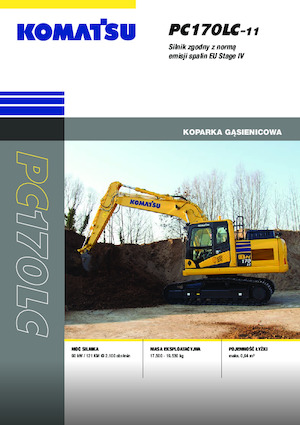 Lánctalpas kotrók Komatsu PC170LC-11