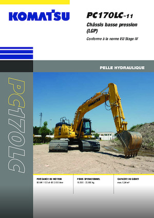 Lánctalpas kotrók Komatsu PC170LC-11 LGP