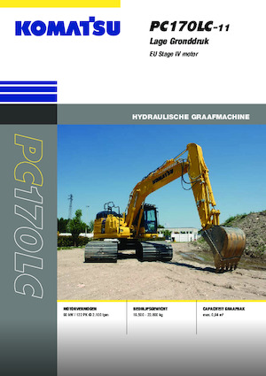 Lánctalpas kotrók Komatsu PC170LC-11 LGP