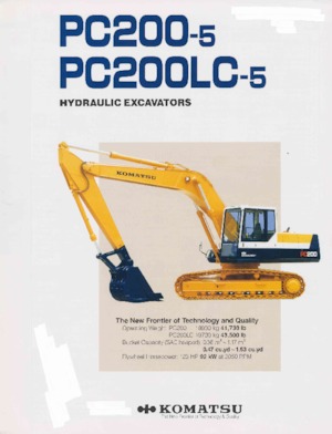 Lánctalpas kotrók Komatsu PC200LC-5