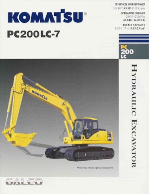 Lánctalpas kotrók Komatsu PC200LC-7