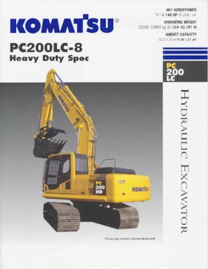 Lánctalpas kotrók Komatsu PC200-8