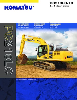 Lánctalpas kotrók Komatsu PC210LC-10