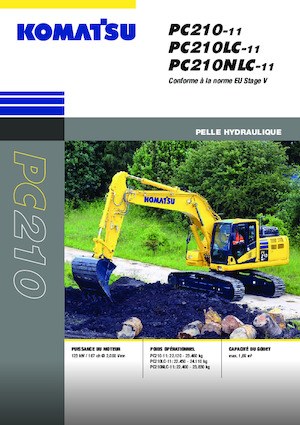 Lánctalpas kotrók Komatsu PC210NLC-11E0
