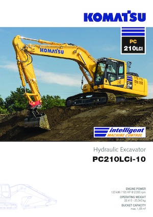 Lánctalpas kotrók Komatsu PC210LCi-10