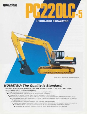 Lánctalpas kotrók Komatsu PC220-5