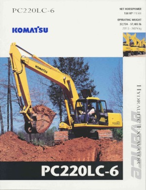 Lánctalpas kotrók Komatsu PC220LC-6