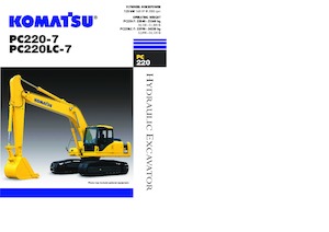 Lánctalpas kotrók Komatsu PC220LC-7