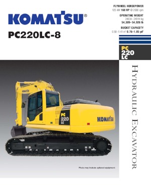 Lánctalpas kotrók Komatsu PC220-8