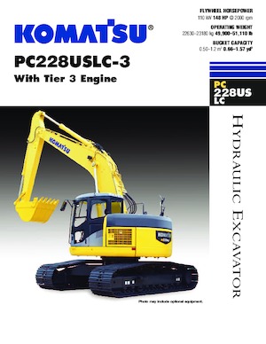 Lánctalpas kotrók Komatsu PC228US-LC-3