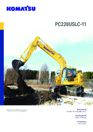 Lánctalpas kotrók Komatsu PC228USLC-11E0