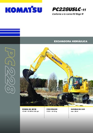 Lánctalpas kotrók Komatsu PC228USLC-11E0