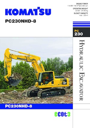 Lánctalpas kotrók Komatsu PC230NHD-8