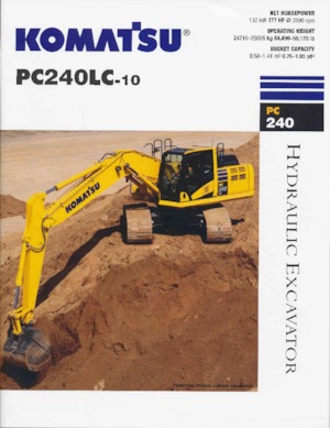 Lánctalpas kotrók Komatsu PC240LC-10