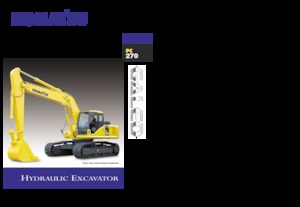 Lánctalpas kotrók Komatsu PC270-7