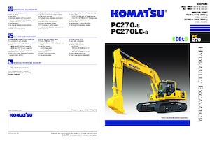 Lánctalpas kotrók Komatsu PC270-8