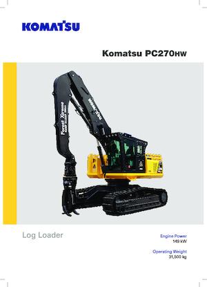 Lánctalpas kotrók Komatsu PC270HW