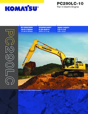 Lánctalpas kotrók Komatsu PC290LC-10