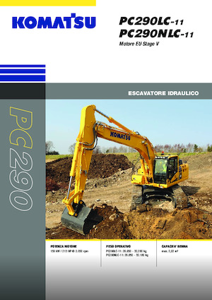 Lánctalpas kotrók Komatsu PC290LC-11E0