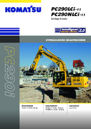 Lánctalpas kotrók Komatsu PC290LCi-11E0