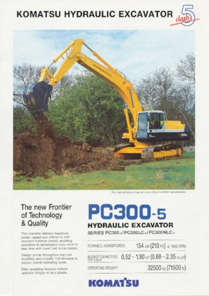 Lánctalpas kotrók Komatsu PC300-5