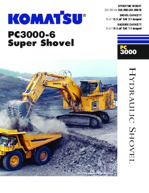 Lánctalpas kotrók Komatsu PC3000-6