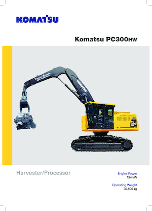 Lánctalpas kotrók Komatsu PC300HW