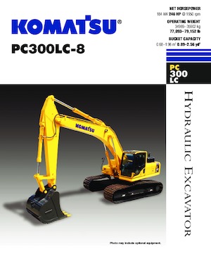 Lánctalpas kotrók Komatsu PC300LC-8