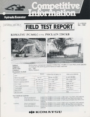 Lánctalpas kotrók Komatsu PC360LC-3