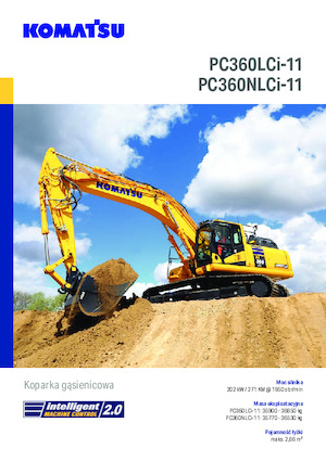Lánctalpas kotrók Komatsu PC360LCi-11 