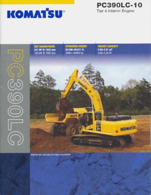 Lánctalpas kotrók Komatsu PC390LC-10 SLF