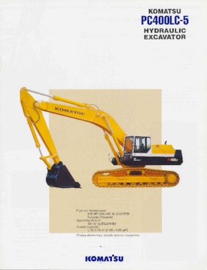 Lánctalpas kotrók Komatsu PC400LC-5