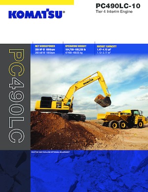 Lánctalpas kotrók Komatsu PC490LC-10