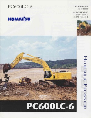 Lánctalpas kotrók Komatsu PC600-6