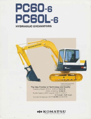 Lánctalpas kotrók Komatsu PC60-6