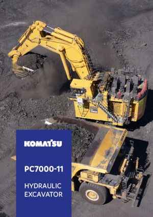 Lánctalpas kotrók Komatsu PC7000-11 
