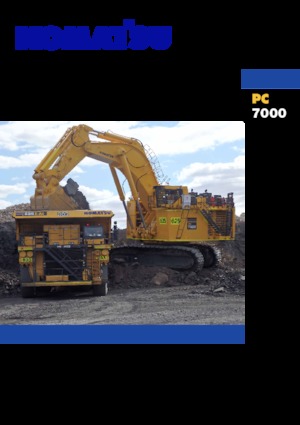 Lánctalpas kotrók Komatsu PC7000-6 