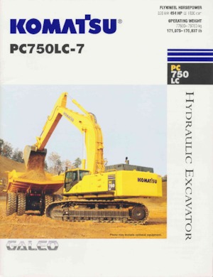 Lánctalpas kotrók Komatsu PC750LC-7