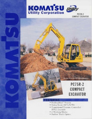 Lánctalpas kotrók Komatsu PC75R-2