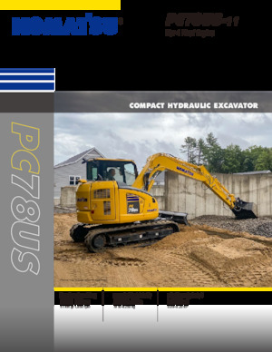 Lánctalpas kotrók Komatsu PC78US-11