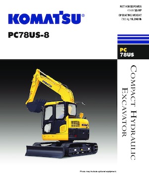 Lánctalpas kotrók Komatsu PC78US-8