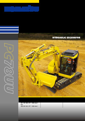Lánctalpas kotrók Komatsu PC78UU-10