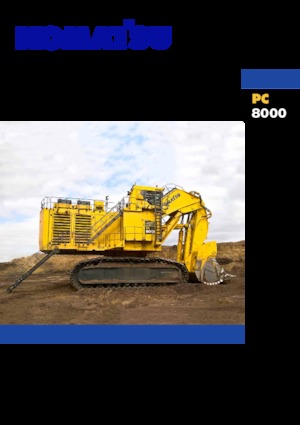 Lánctalpas kotrók Komatsu PC8000-11 