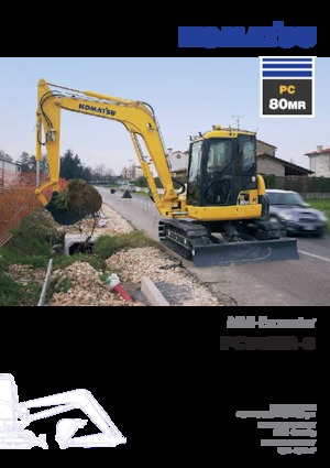 Lánctalpas kotrók Komatsu PC80MR-3